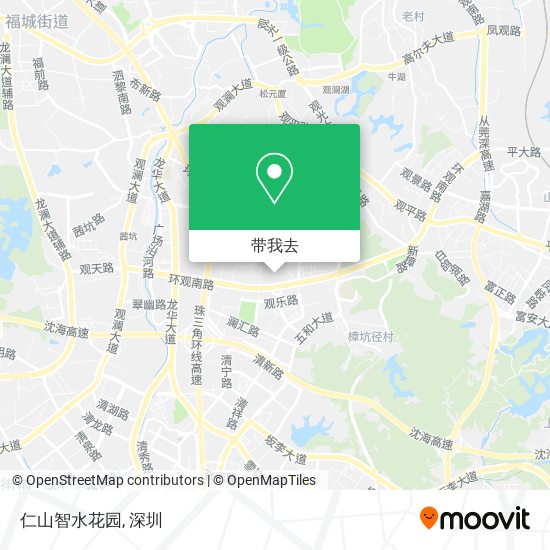 仁山智水花园地图