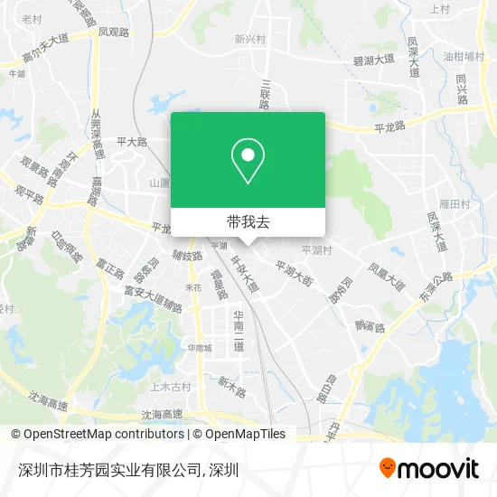 深圳市桂芳园实业有限公司地图