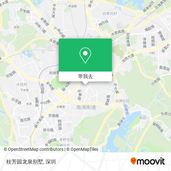 桂芳园龙泉别墅地图