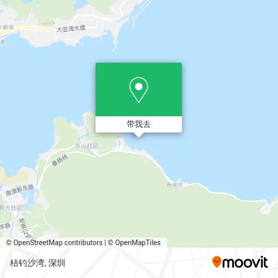 桔钓沙湾地图