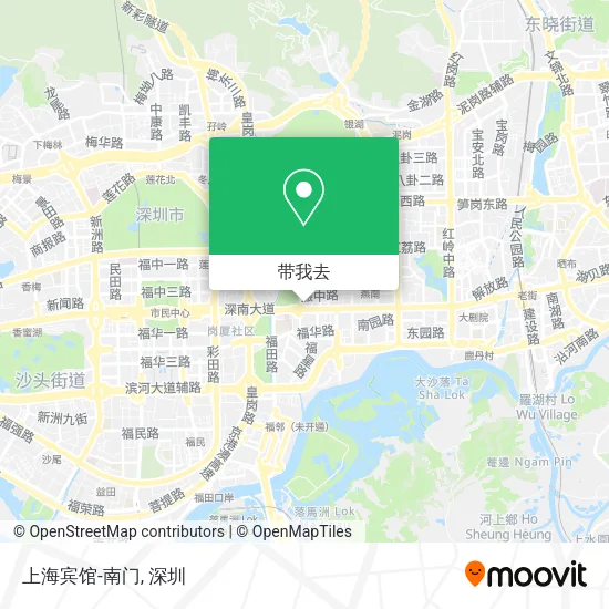 上海宾馆-南门地图