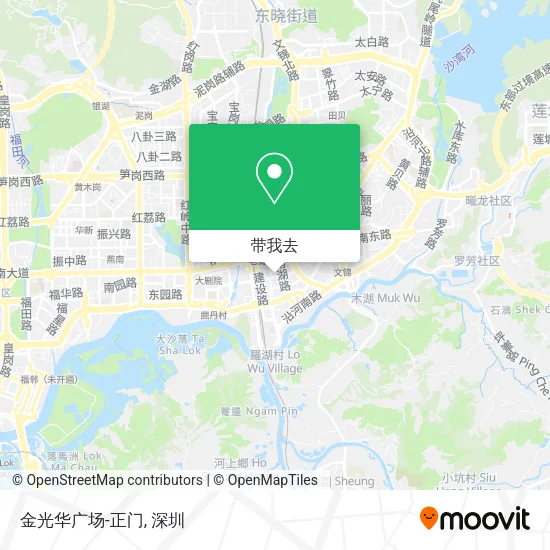 金光华广场-正门地图