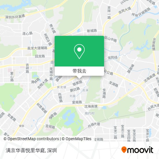 满京华喜悦里华庭地图