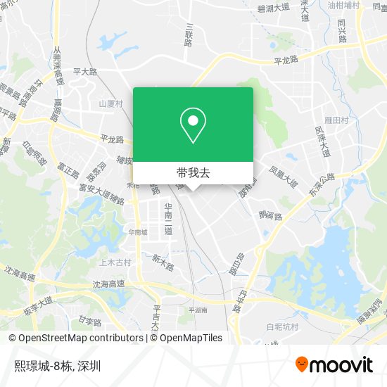 熙璟城-8栋地图