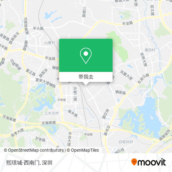 熙璟城-西南门地图