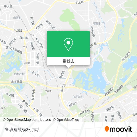 鲁班建筑模板地图