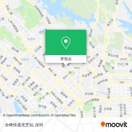 全峰快递灵芝站地图