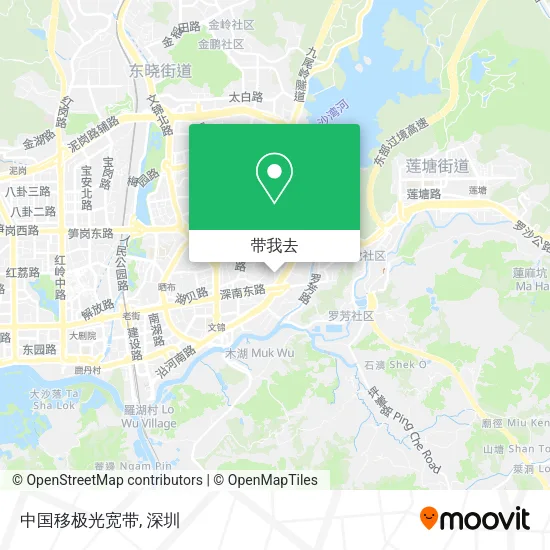 中国移极光宽带地图