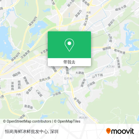 恒岗海鲜冰鲜批发中心地图