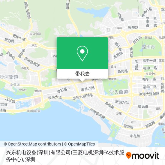 兴东机电设备(深圳)有限公司(三菱电机深圳FA技术服务中心)地图