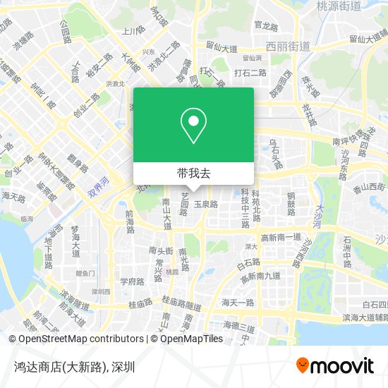 鸿达商店(大新路)地图