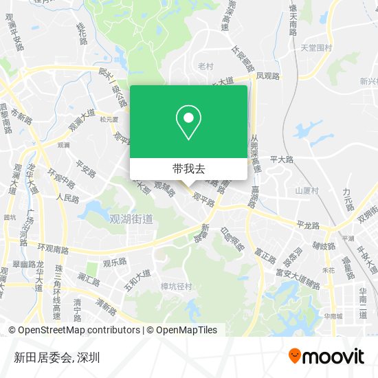 新田居委会地图
