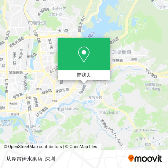 从瞿雷伊水果店地图