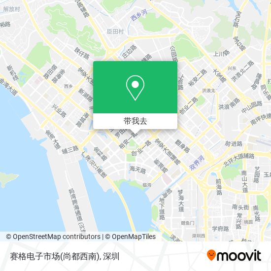 赛格电子市场(尚都西南)地图