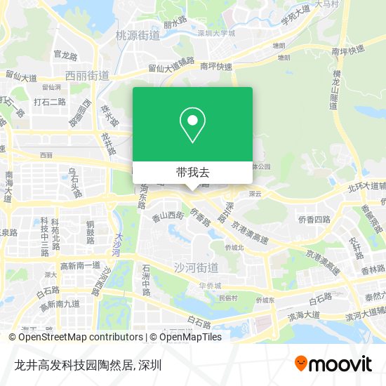 龙井高发科技园陶然居地图