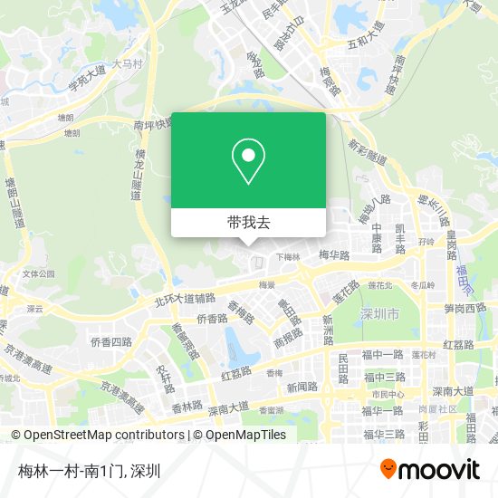 梅林一村-南1门地图