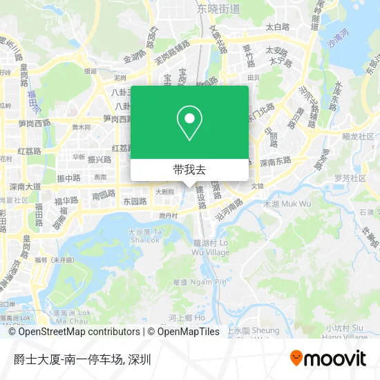 爵士大厦-南一停车场地图
