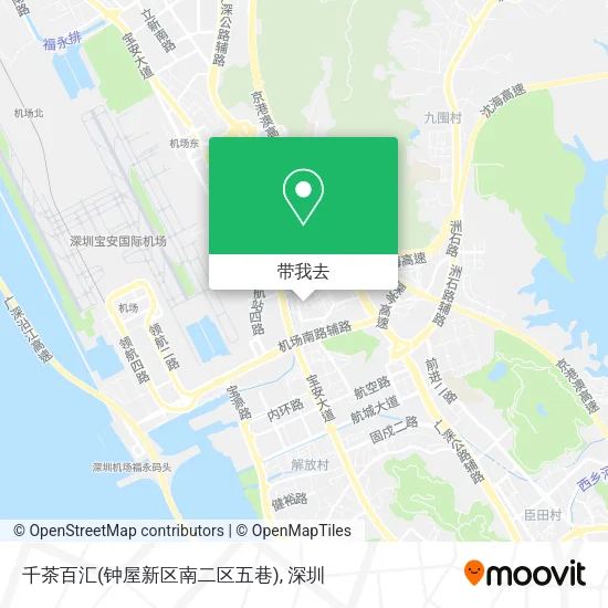 千茶百汇(钟屋新区南二区五巷)地图