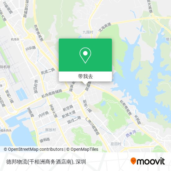 德邦物流(千栢洲商务酒店南)地图