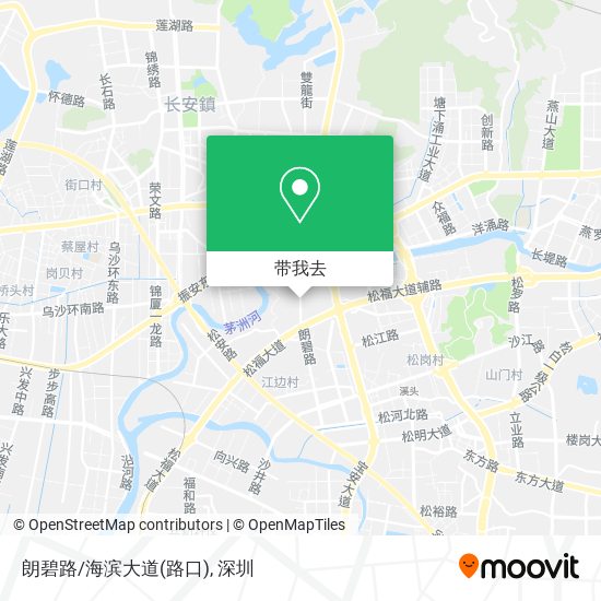 朗碧路/海滨大道(路口)地图