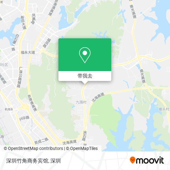 深圳竹角商务宾馆地图