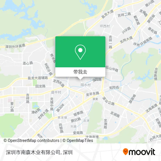深圳市南森木业有限公司地图