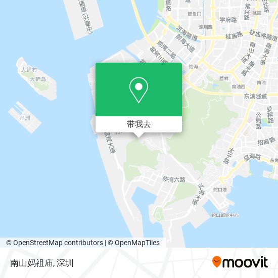 南山妈祖庙地图