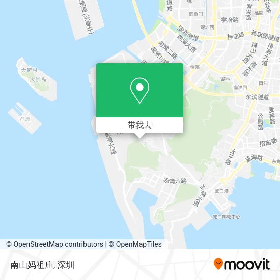 南山妈祖庙地图