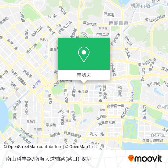 南山科丰路/南海大道辅路(路口)地图