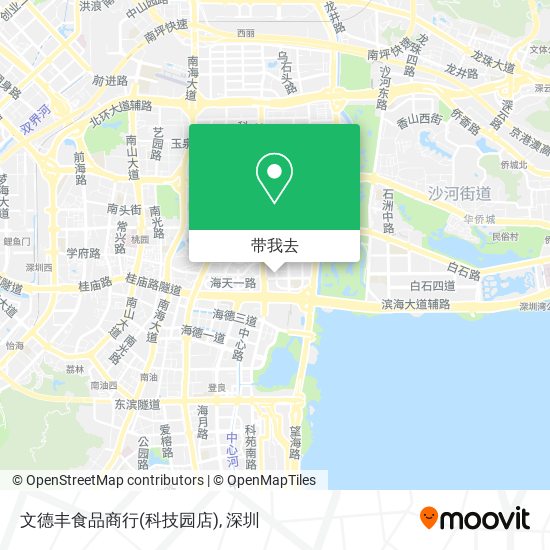 文德丰食品商行(科技园店)地图