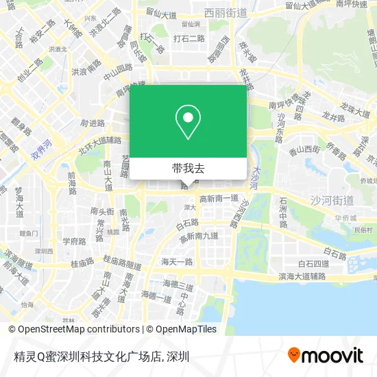 精灵Q蜜深圳科技文化广场店地图