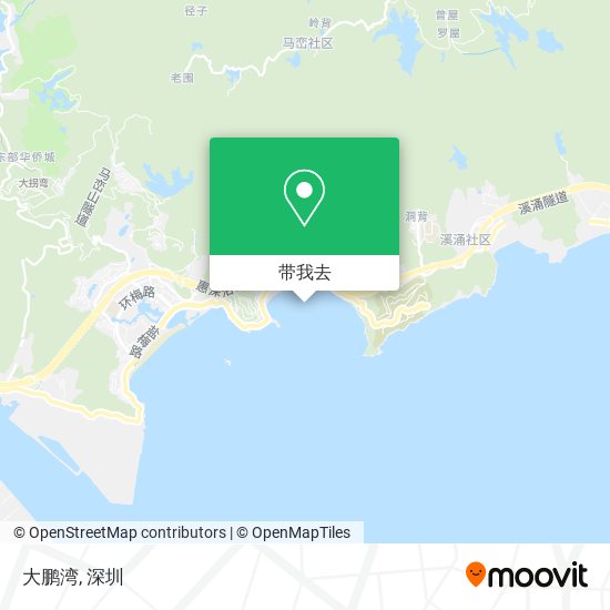 大鹏湾地图