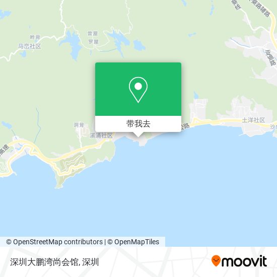 深圳大鹏湾尚会馆地图