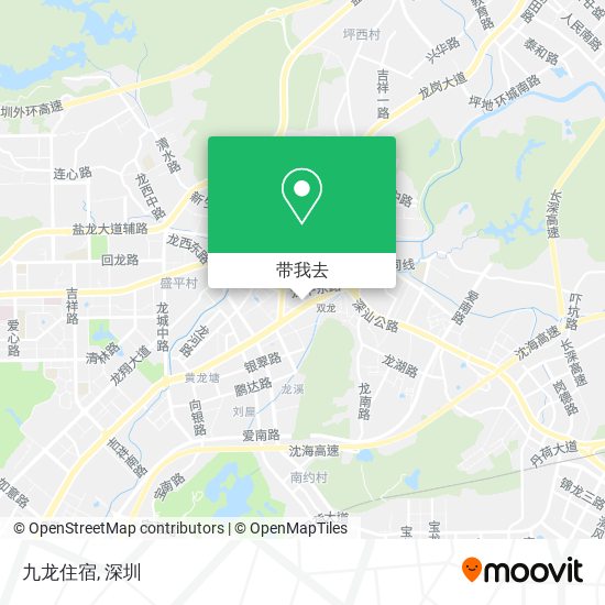 九龙住宿地图