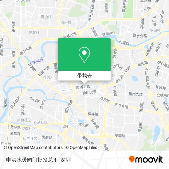 申洪水暖阀门批发总汇地图