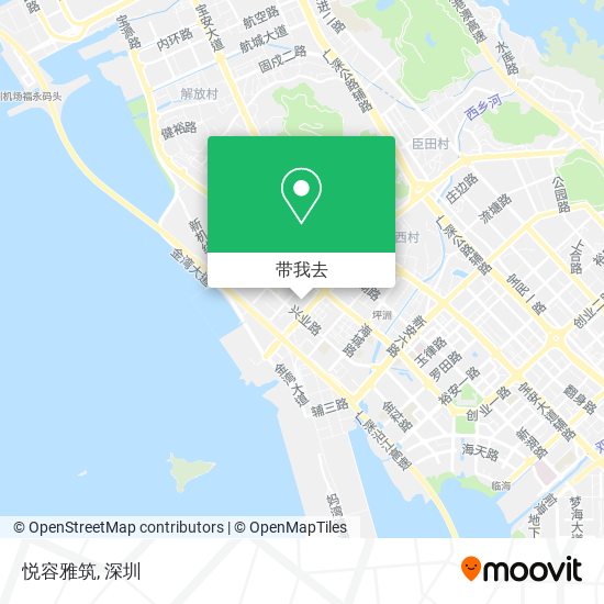 悦容雅筑地图