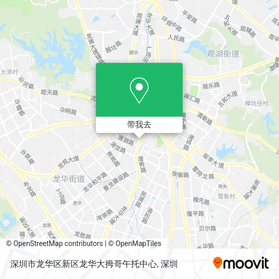 深圳市龙华区新区龙华大拇哥午托中心地图