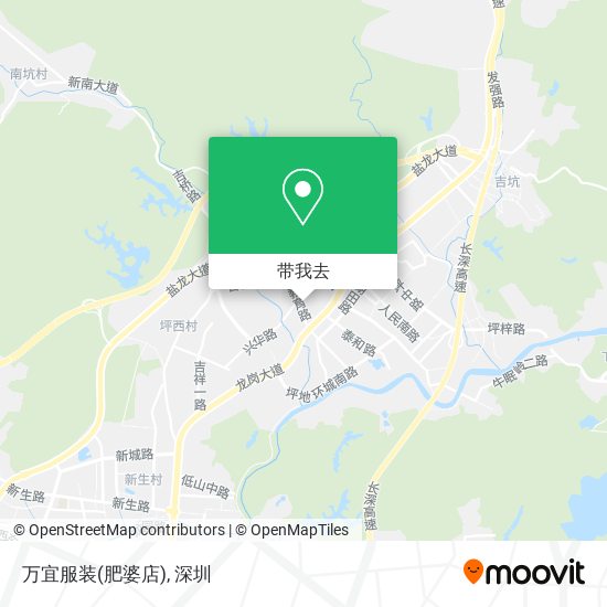 万宜服装(肥婆店)地图