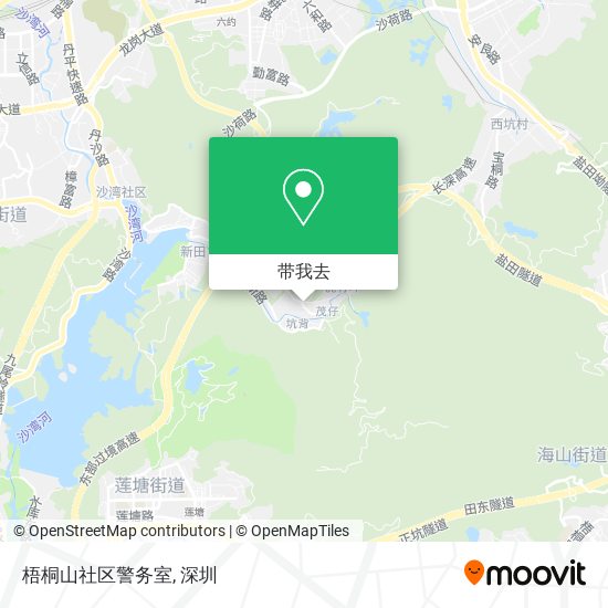 梧桐山社区警务室地图