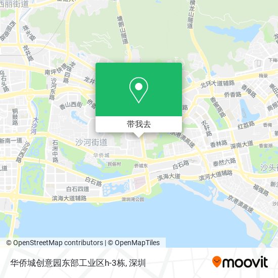 华侨城创意园东部工业区h-3栋地图
