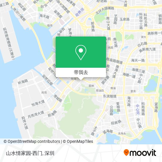 山水情家园-西门地图