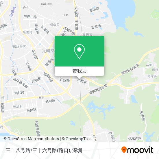 三十八号路/三十六号路(路口)地图