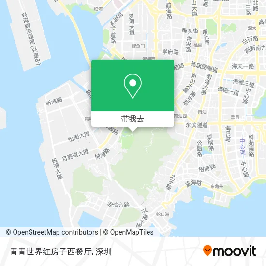 青青世界红房子西餐厅地图
