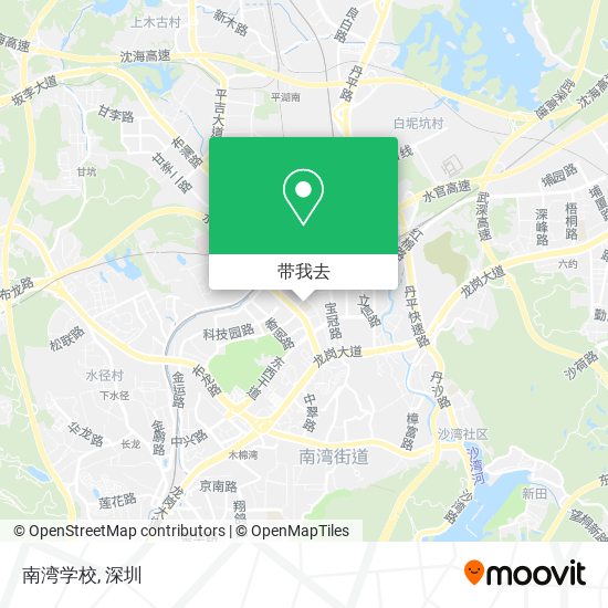 南湾学校地图