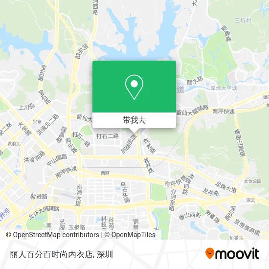 丽人百分百时尚内衣店地图