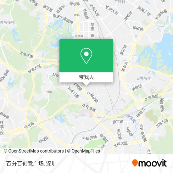 百分百创意广场地图