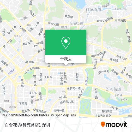 百合花坊(科苑路店)地图