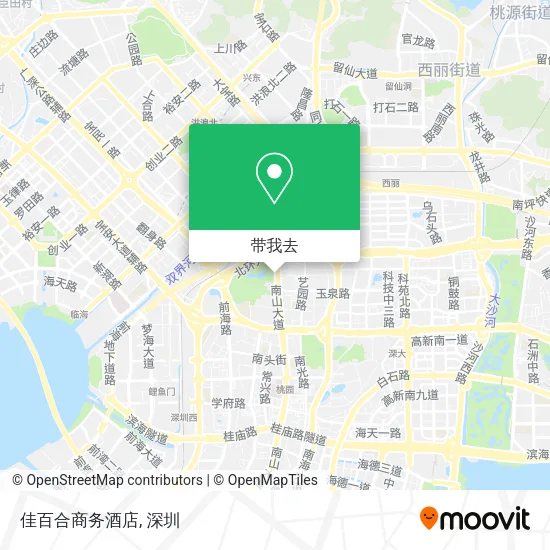 佳百合商务酒店地图