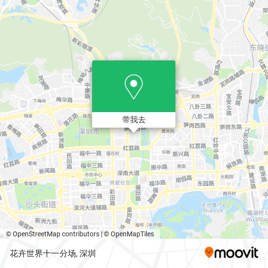 花卉世界十一分场地图