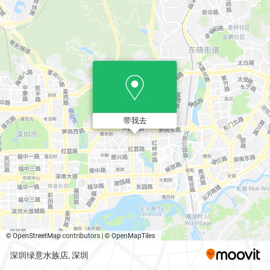 深圳绿意水族店地图